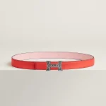 Mini Constance Touareg belt buckle & Hermès sur Mer reversible leather strap 24 mm - Image 2